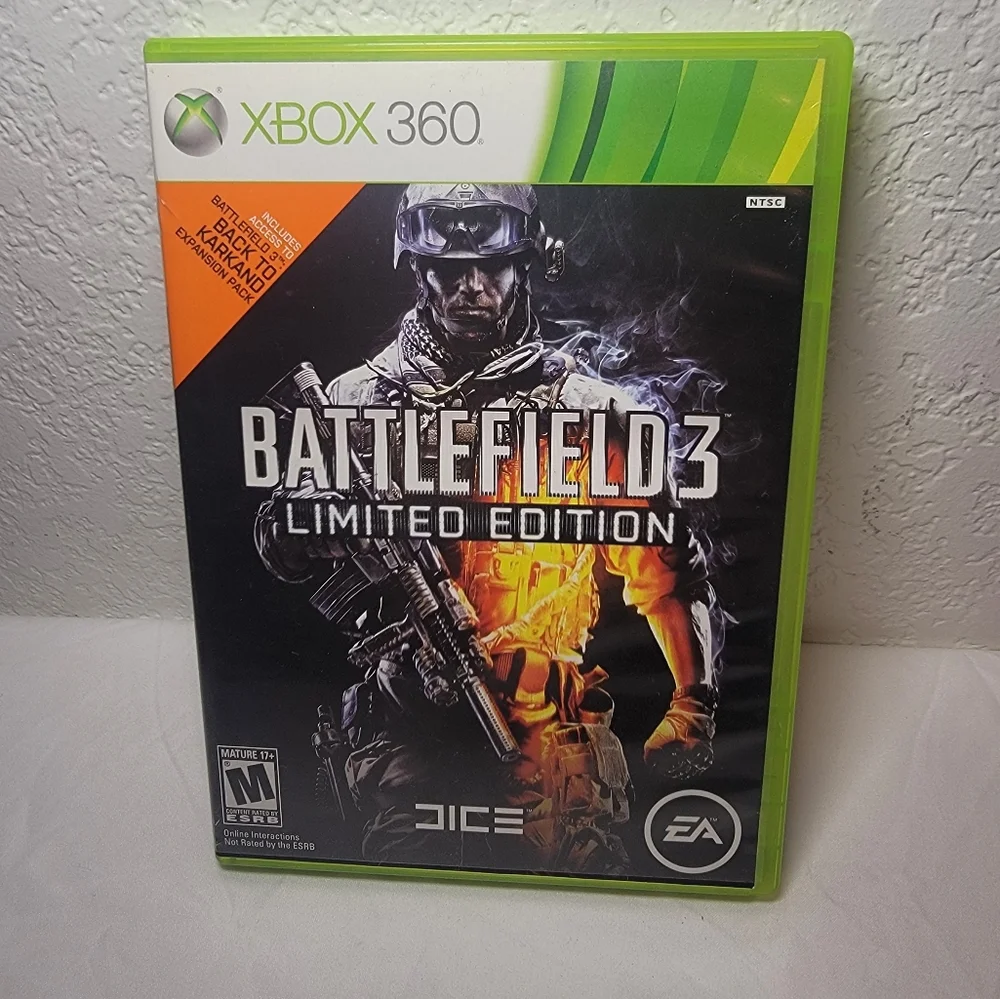 Battlefield 3 -- Limited Edition (Microsoft Xbox 360, 2011) TESTED